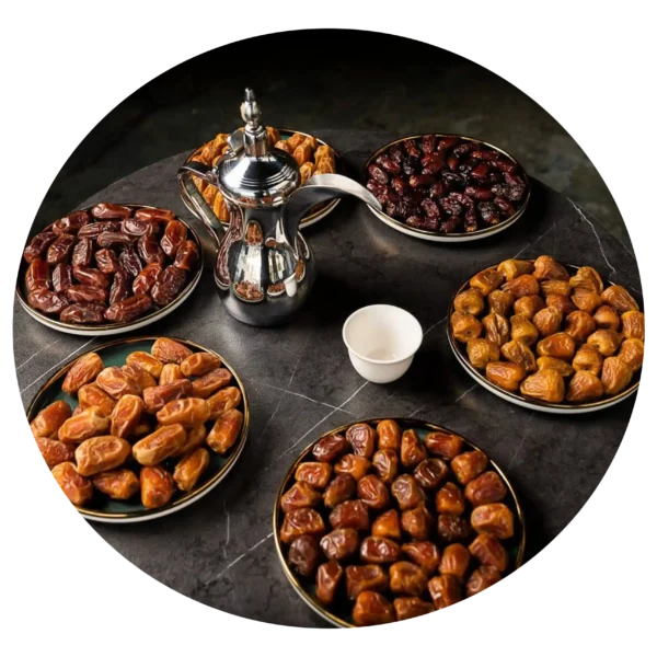 القهوة والتمور